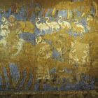 Sogdische  Wandmalereien im Museum von Afrosiyob
