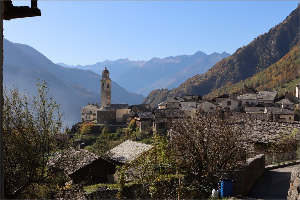 Soglio, im Bergell