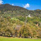 Soglio im Bergell zur Zeit der Kastanienernte