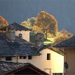 Soglio im Morgenlicht