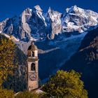 Soglio mit Bondasca Gruppe