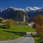 Soglio und seine Berge