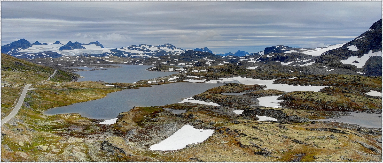 Sognefjell Drohnen-Impression ; Camper-Norwegenreise Juli 2018