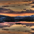 Sognefjell Mitternachts-Stimmung von der schönsten Seite: Norgereise 2013 ( HDR)