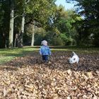 sohn mit hund