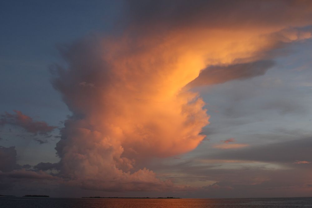 soir aux Maldives