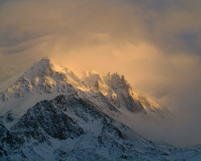 Soir de föhn sur Péclet - Val Thorens - Savoie