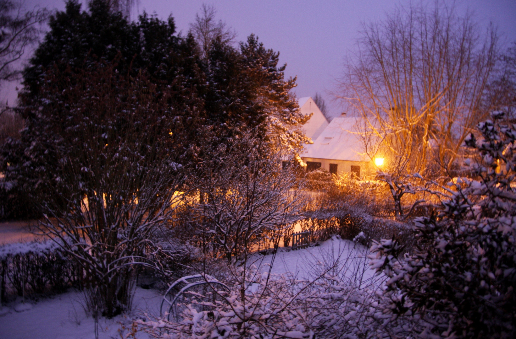 Soir de neige, février 2010