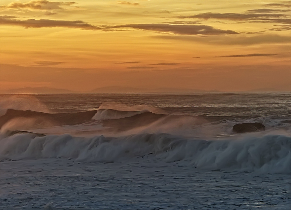 soir de novembre à Biarritz