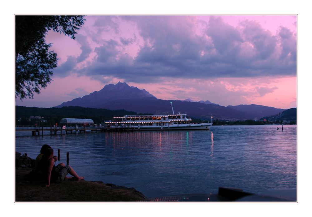 Soir d'été à Lucerne