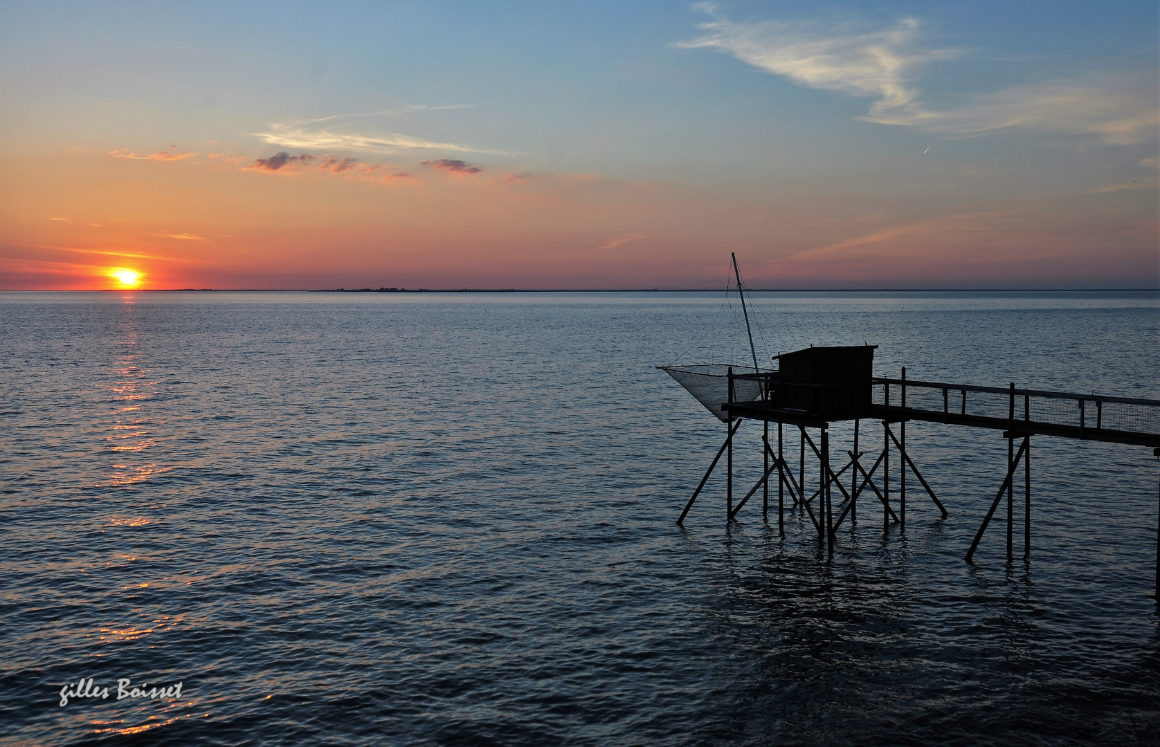 soir d'été sur l'anse de l'Aiguillon