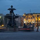 Soir , place de Concorde