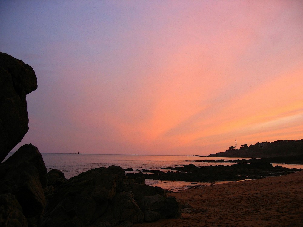 soir sur la mer