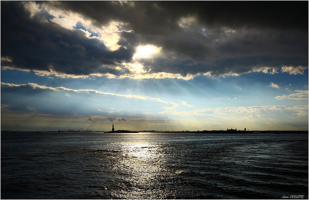 Soir sur l'Hudson.