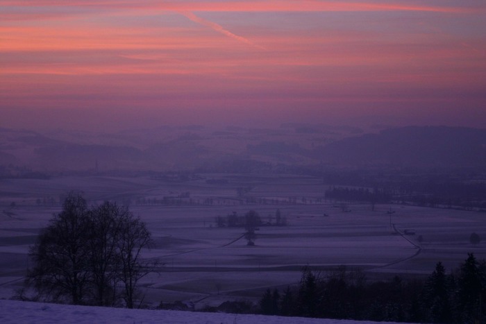 Soirée à la campagne