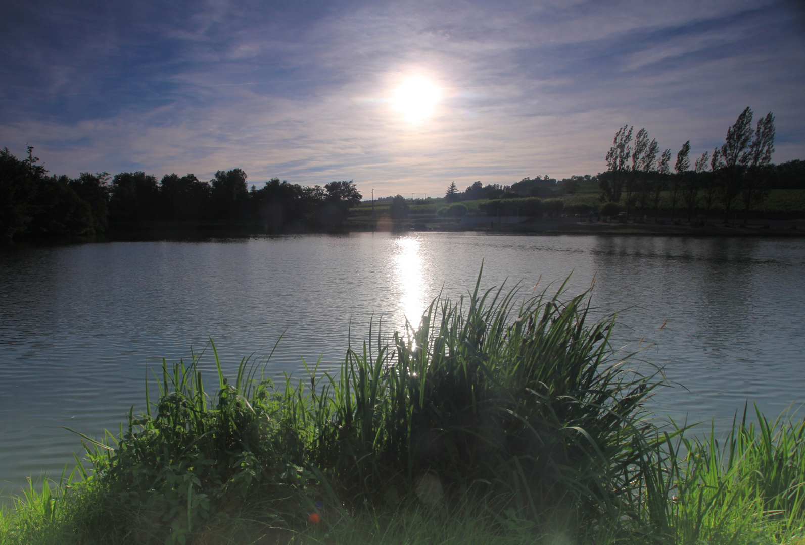 soirée au lac