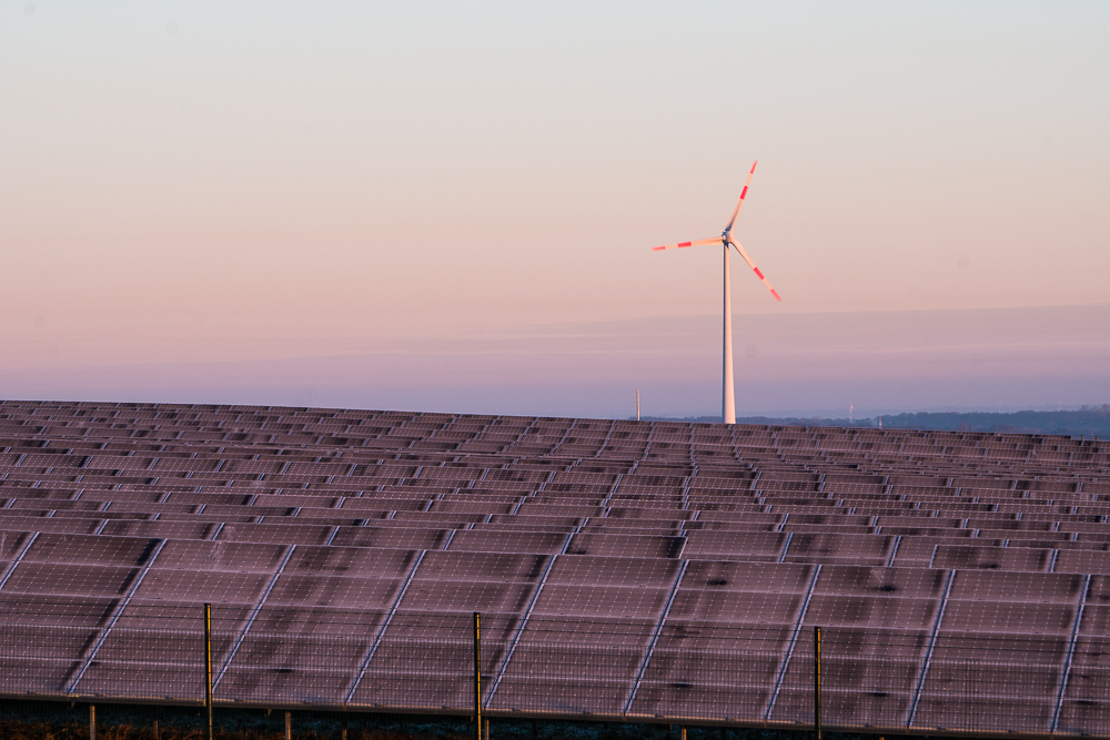 Solar- und Windenergie