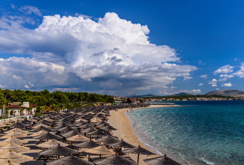 Solaris Sand Beach, Sibenik, Dalmatien, Kroatien