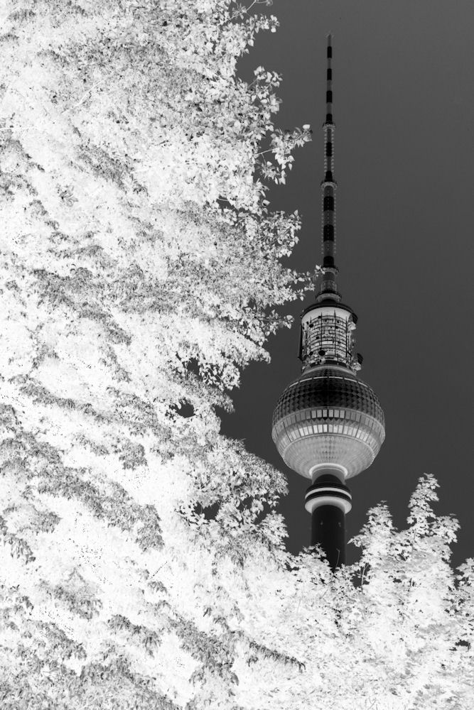 Solarisation des Fernsehturms