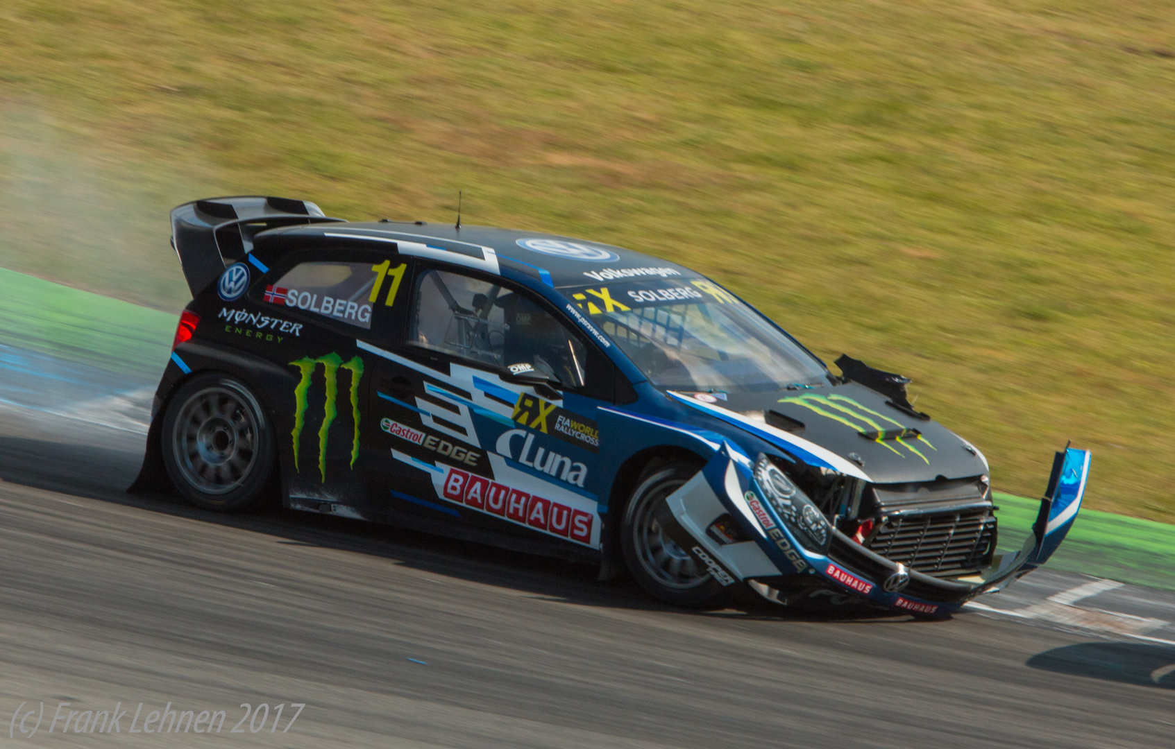 Solberg in trouble - Ralleycross in Hockenheim