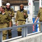 Soldaten im Stadtbild Jerusalems