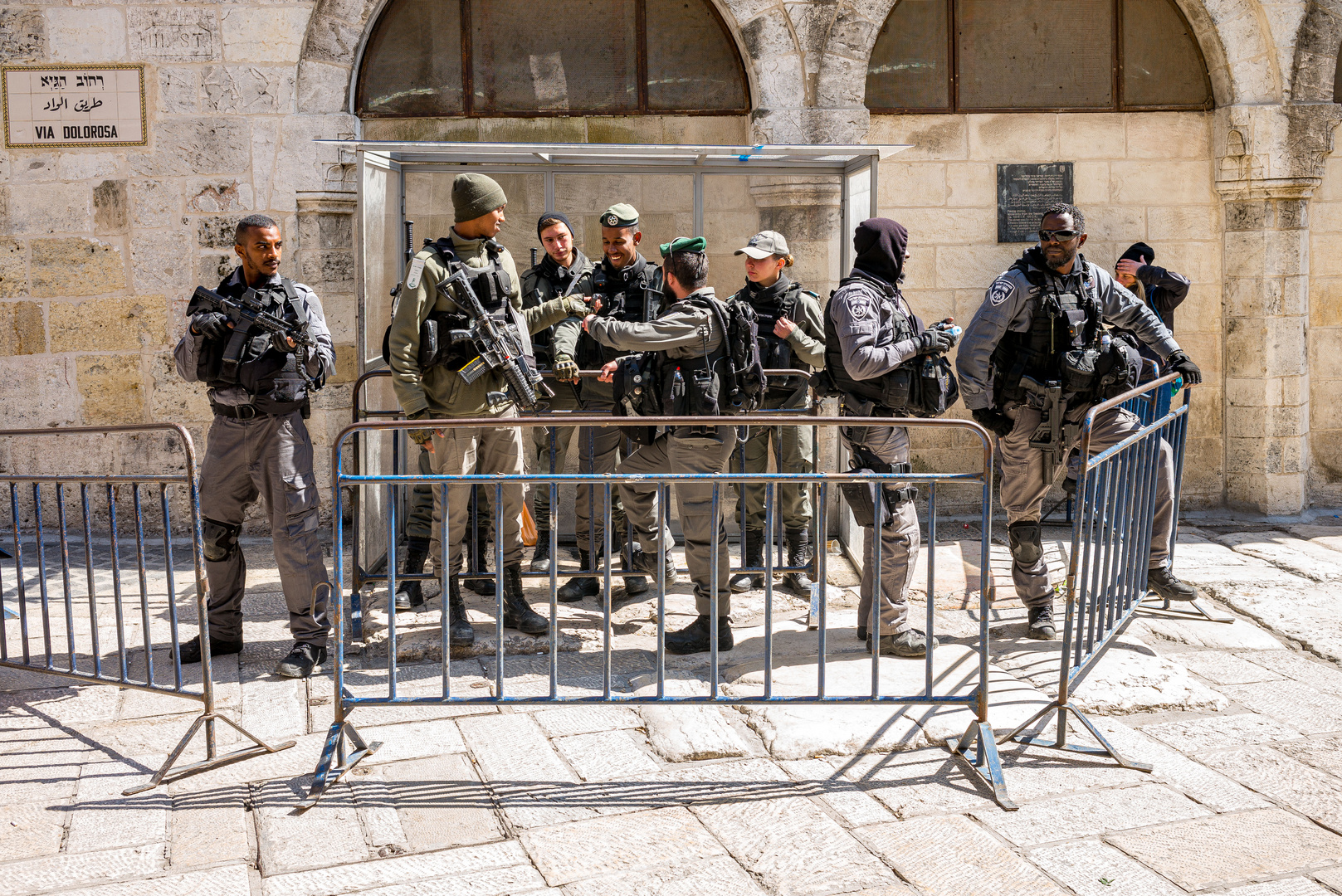 Soldaten in Jerusalem