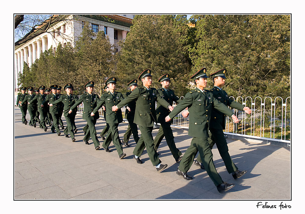 Soldaten in Peking