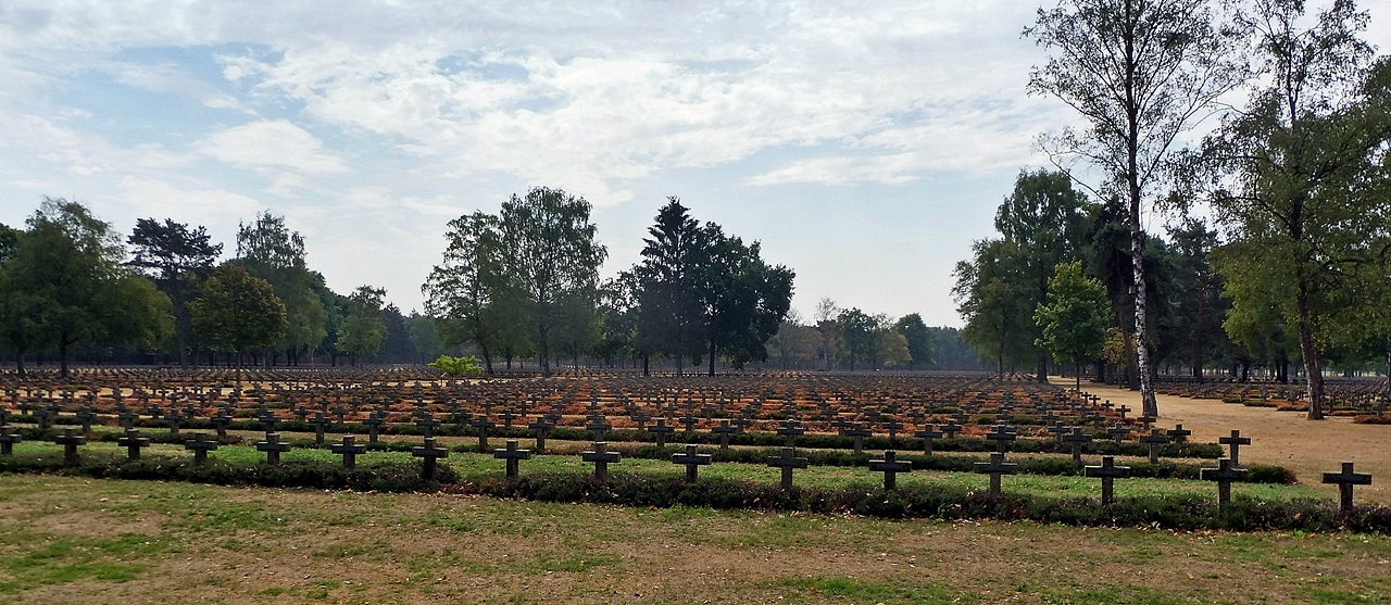 Soldatenfriedhof in lommel / Belgien