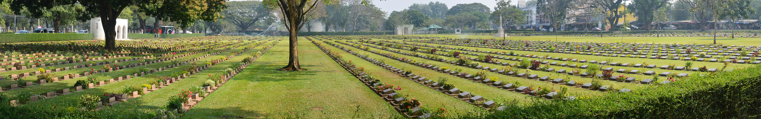 Soldatenfriedhof in Thailand