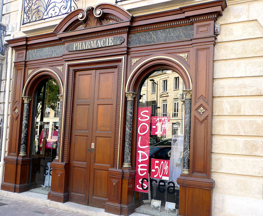 Soldes dans une pharmacie de bordeaux