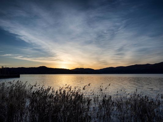 Sole calante da Ispra