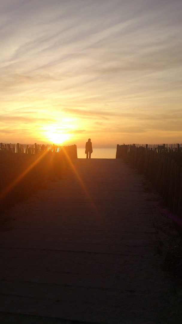 soleil couchant !