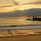 Soleil couchant à Capbreton