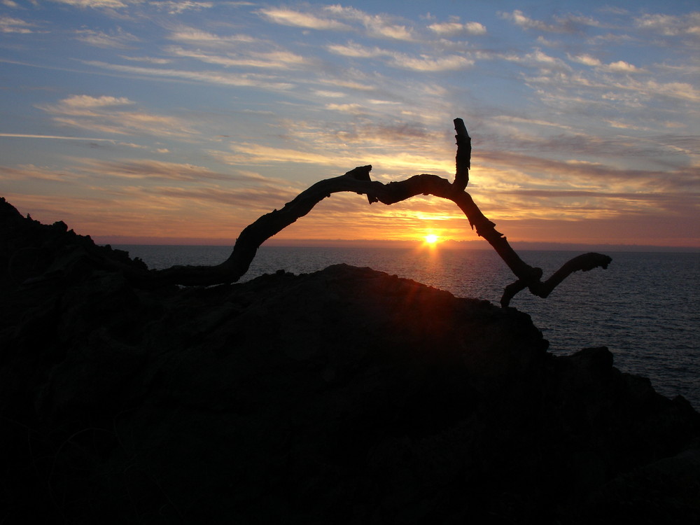 Soleil couchant! Ah la Corse!