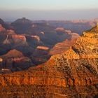 Soleil couchant dans le Grand Canyon