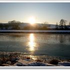 Soleil couchant sur la Sambre !