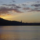 Soleil couchant sur le Lac d'Annecy