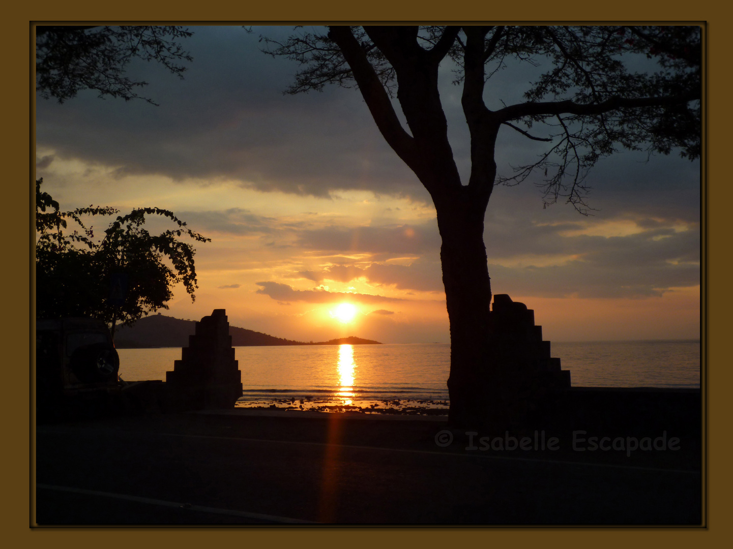 Soleil couchant sur Pemuteran, Bali