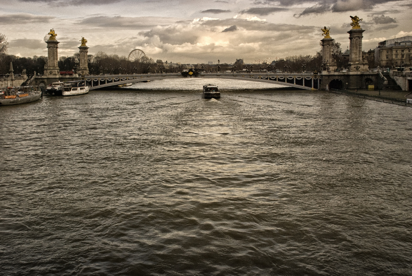 Soleil d'hiver - Pont Alexandre III