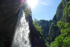 soleil près de l'eau