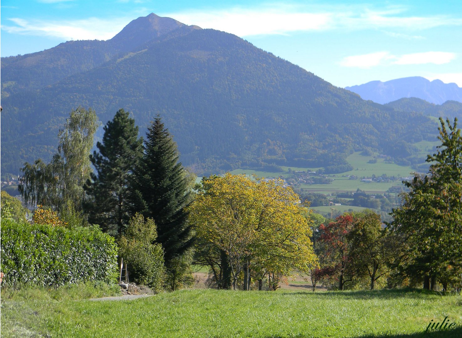 soleil sur la vallée