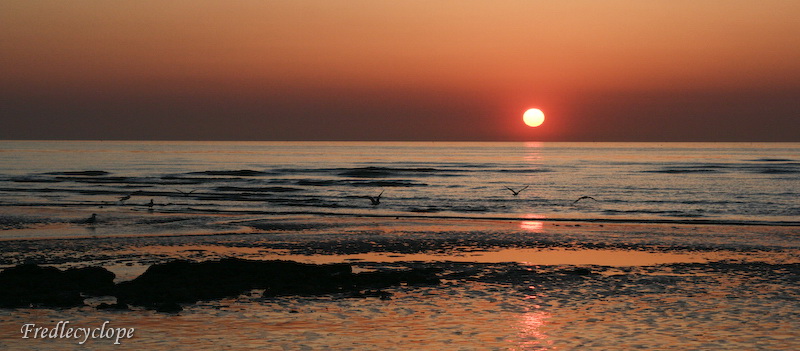 Soleil sur les plages de Normandie