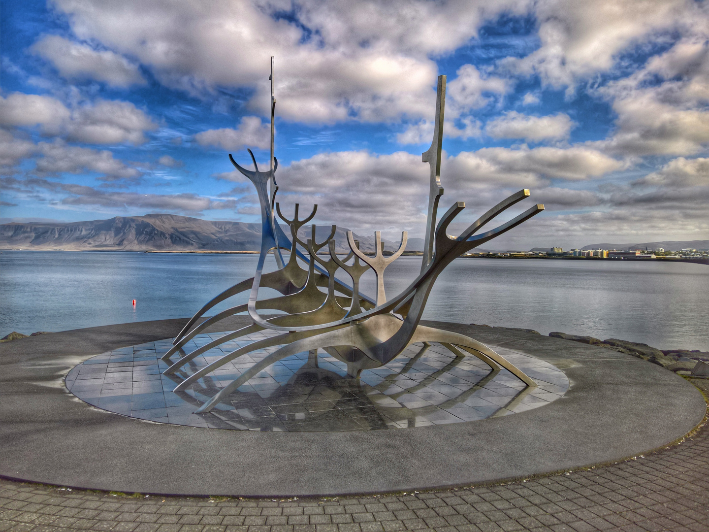 Solfar Skulptur in Reykjavik