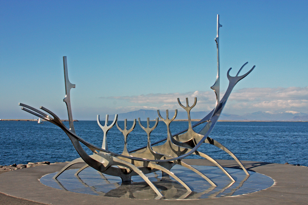 Solfar-Skulptur in Reykjavik