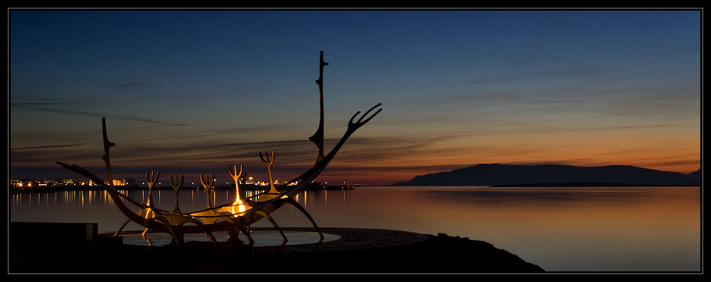 Sólfar-Sun Voyager by Night