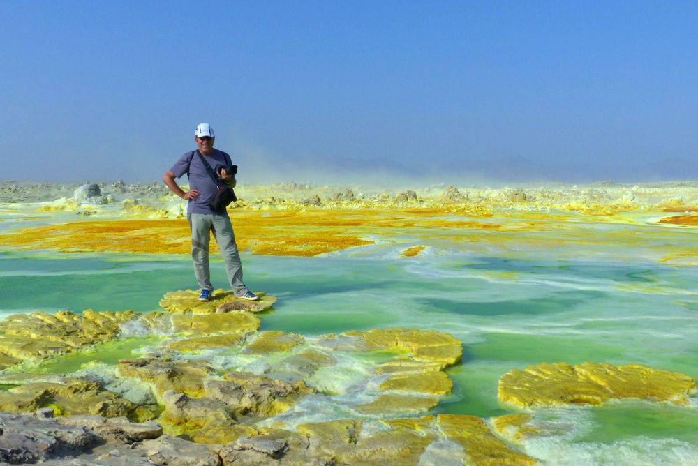 Solfataren-Felder von Dallol mit endlosen Weiten (2)