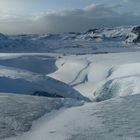 Sólheimajökull - Gletscherspalte (1)