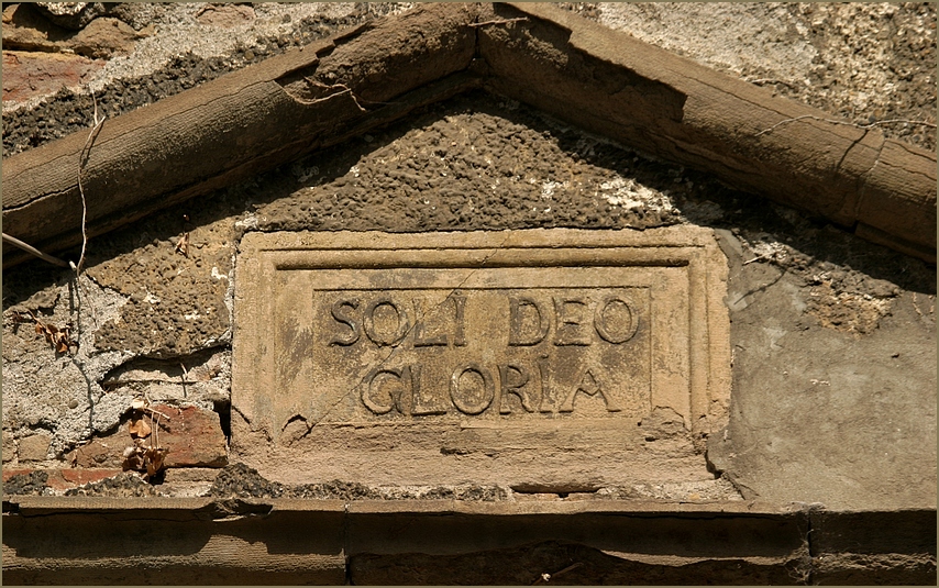 Soli Deo Gloria