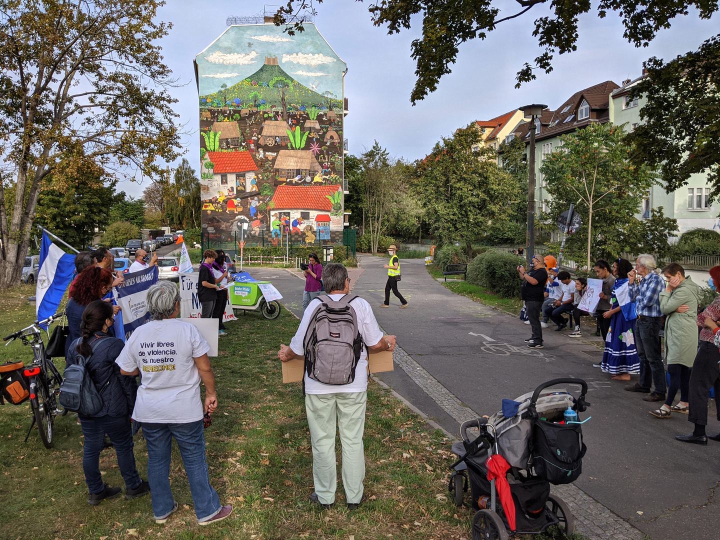 Solidaritätsaktion mit der Opposition in Nicaragua - Bild 1: