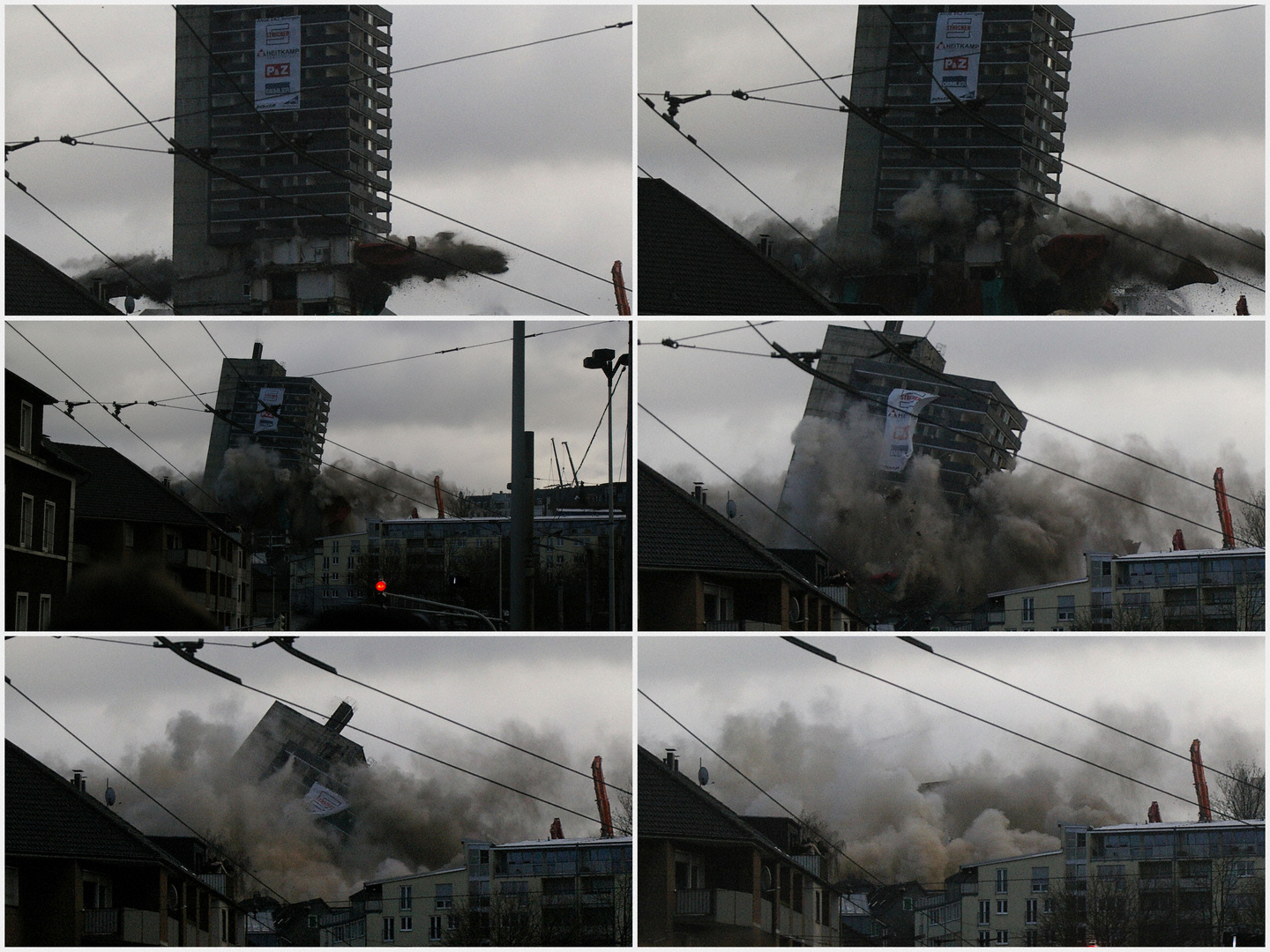 Solingen Turmhotel Sprengung